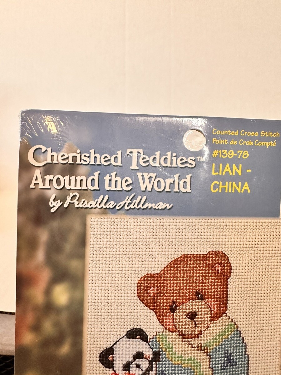 Janlynn Cherished Teddies Around the World Cross Stitch