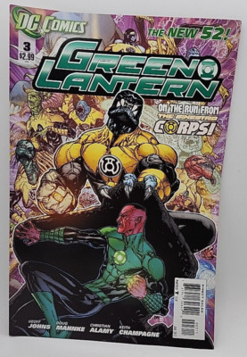 Green Lantern # 3 (2012) DC New 52 Sinestro Geoff Johns Doug Mahnke