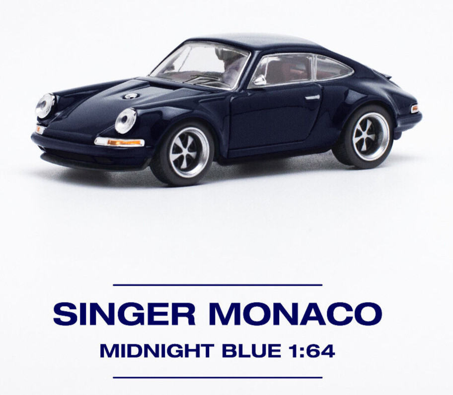 Гоночный автомобиль Porsche 964 Singer 911 - Монако, отлитый под давлением в масштабе 1:64 PR640100