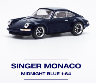 Pop Race Porsche 964 Singer 911 - Monaco 1:64 Diecast Car PR6400100