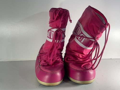 Tecnica Moon Boot Damen Gr. 6/7,5 (39/41) gebraucht rosa Kordelzug/Schnürstiefel -A96 - Bild 2 von 7