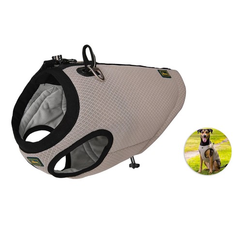 HUNTER Hunde-Kühlweste 2in1 inkl. Geschirr leichtes Mesh-Design atmungsaktiv - Bild 3 von 11