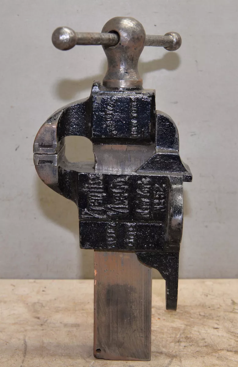 Vintage Prentiss Bulldog No 92 vise blacksmith machinist 4
