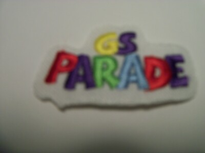 Girl Scout Vintage Patch - GS Parade