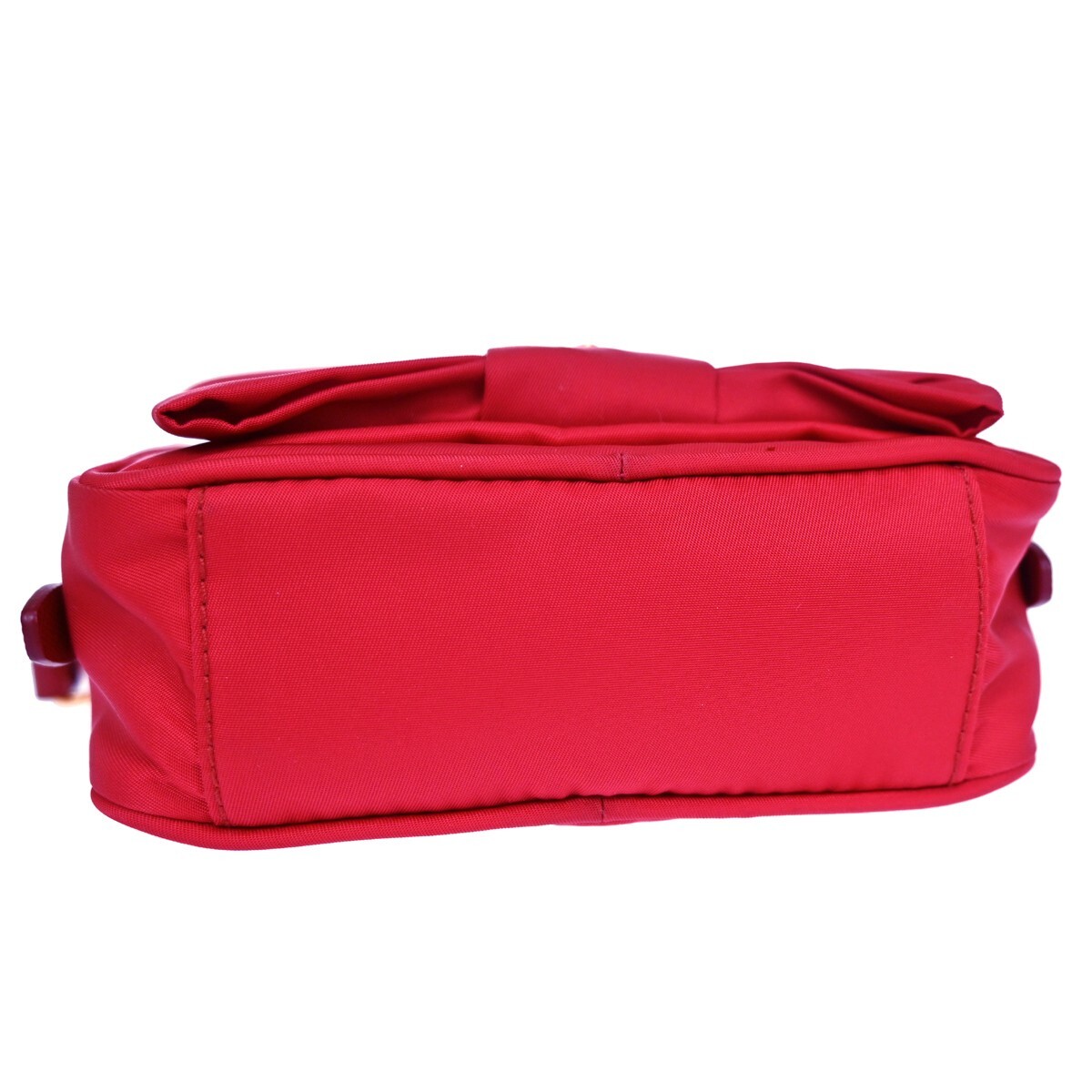 バッグ PRADA TESSUTO NYLON BOW RIBBON HAND BAG Black Padded Re-Nylon mini-bag with bow | PRADA