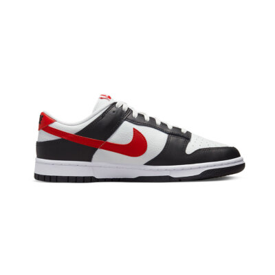 Nike Men's Dunk Low Retro Red Swoosh Panda FB3354-001 SZ 8-15 DS