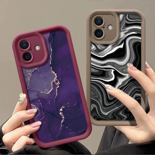 Marble Shockproof Phone Cover For iPhone 16 15 14 13 Pro Max 12 11 XR 7 TPU Case - Picture 8 of 22
