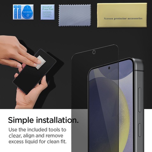 Privacy Anti-Spy Tempered Glass Protector For Samsung Galaxy S24 Plus/S24 Ultra - Picture 3 of 17
