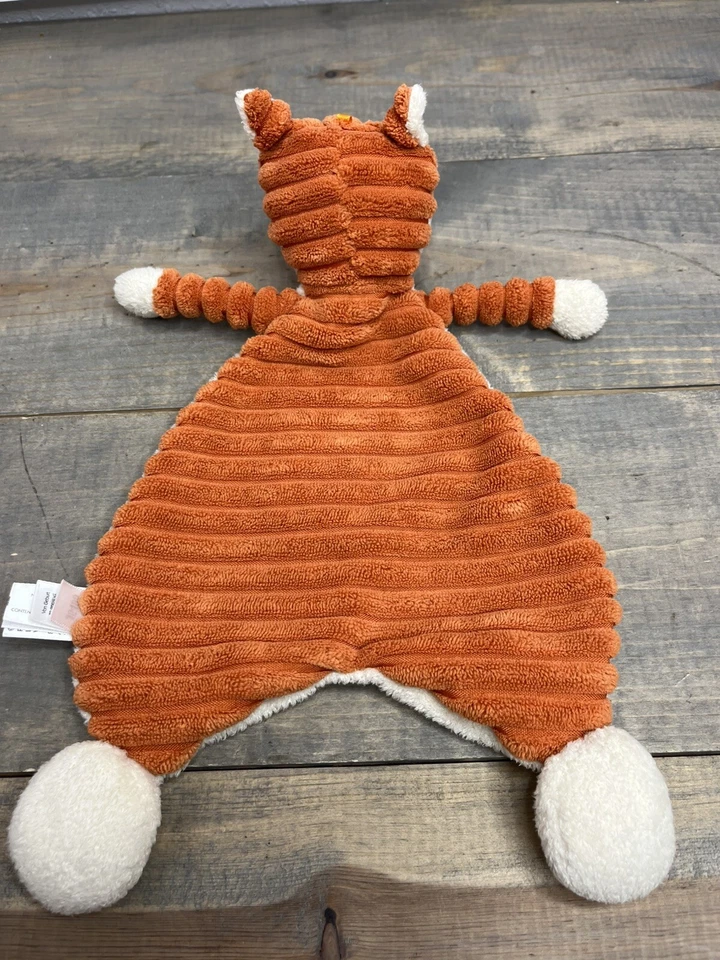 Manta de seguridad de felpa Little Jellycat Fox Cody Lovey naranja óxido plana Foto 3 de 3