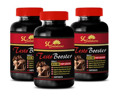 L-citrulline - TESTO BOOSTER 855 Mg -3B- reduce fatigue & increasing resistance