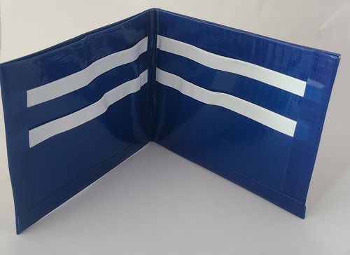 Houston Astros Bi-Fold Duct Tape Wallet MLB Baseball handmade minimalist - Picture 3 of 3