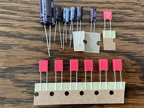 Technics SL-1400 Speed Repair Kit Capacitors Turntable Recap Set SL-1410