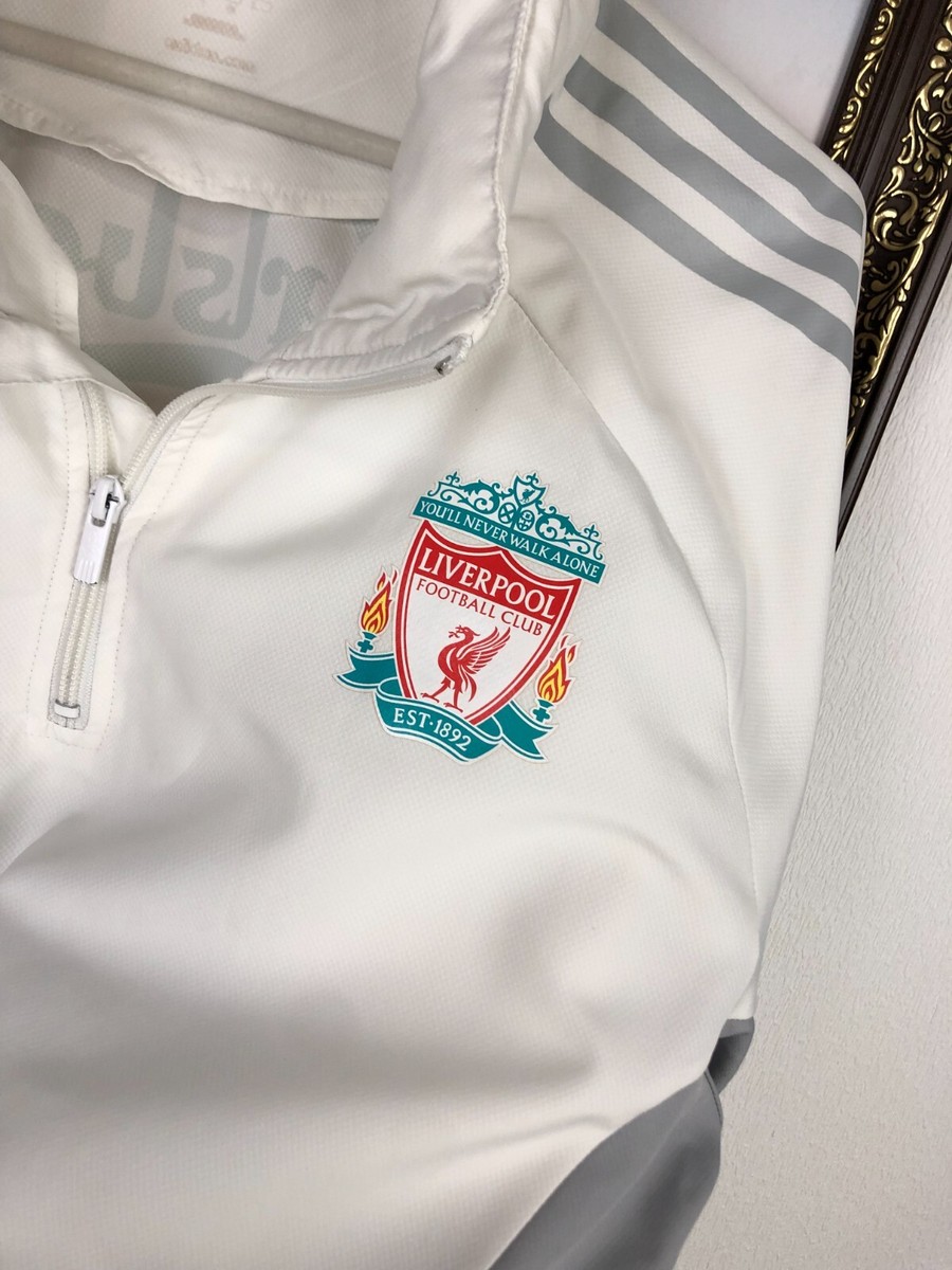Vintage Adidas Liverpool Football Jacket Soccer Track Top Mens
