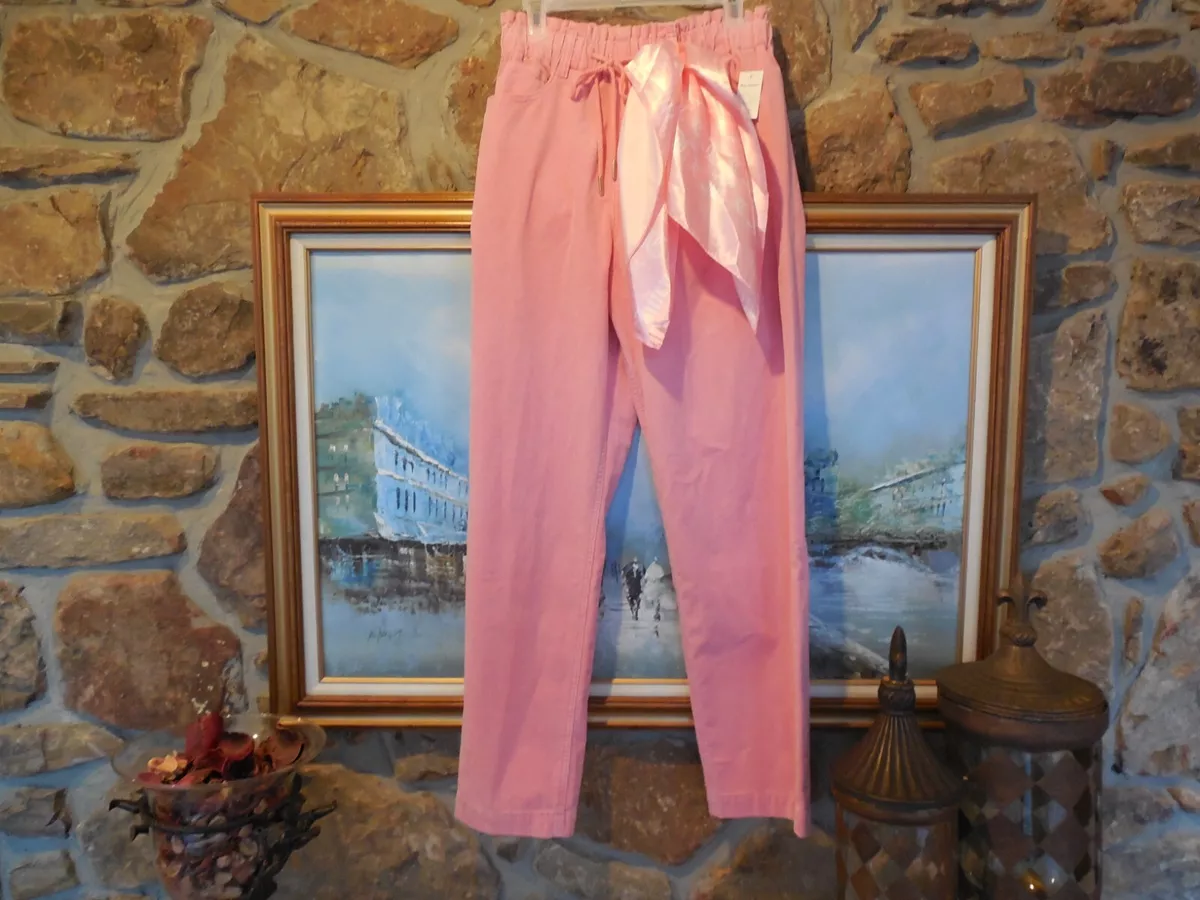 Women's Streetwear Society Potato Sack Wide Leg Pants White,Pink Blush,  Blue NWT | eBay