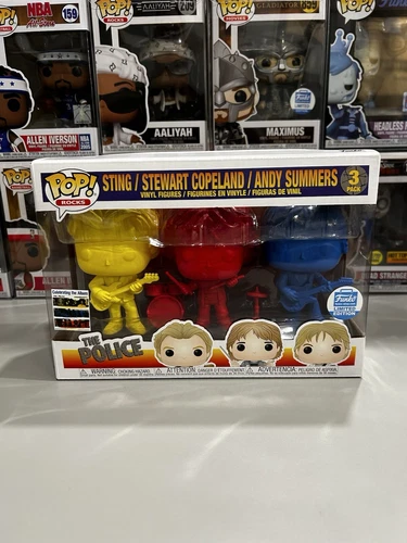 New Funko Pop The Police Sting 3 Pack Rocks Shop Exclusive Toy Figure Pop Gift