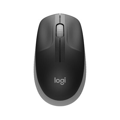 Logitech M190 Kabellose Full-Size-Maus - Grau