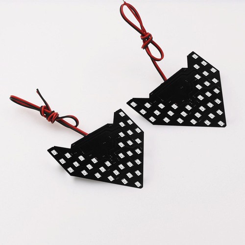 2X Side View Mirror Arrow Turn Signal 33-SMD 2835 LED Sequential Blue Flashing - Foto 8 di 10