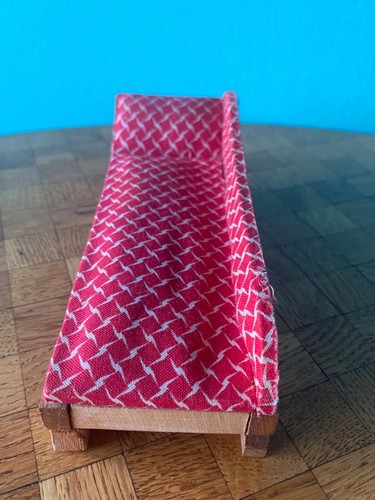 Liege Sofa Chaiselongue Rülke 50er Puppenhaus Puppenstube  1:12 dollhouse sofa - Bild 3 von 7