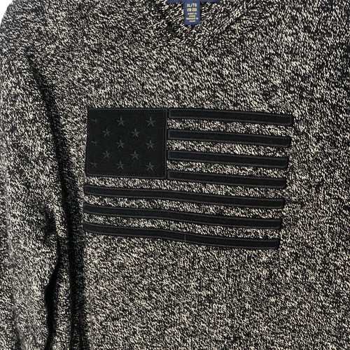 Polo Ralph Lauren Boys Black US Flag Patch Hoodie with Pockets in Size XL/TG - Picture 3 of 12