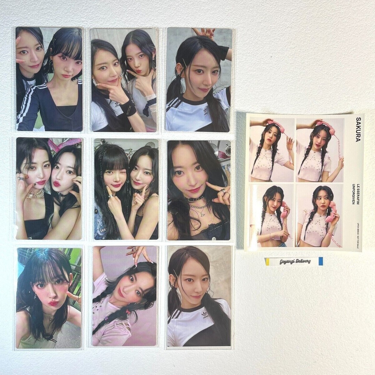 LE SSERAFIM INSTANT PHOTO CARD サクラ LE SSERAFIM SAKURA official instant instax antifragile merch