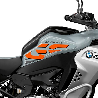 BMW F 850 GS ADV 2019-2023 L-122 Ice Grey Tank Side Decals by Az Graphishop