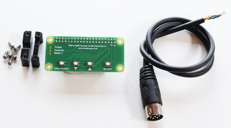 RGB to HDMI RGB2HDMI Raspberry Pi Hat for Acorn BBC Microcomputer