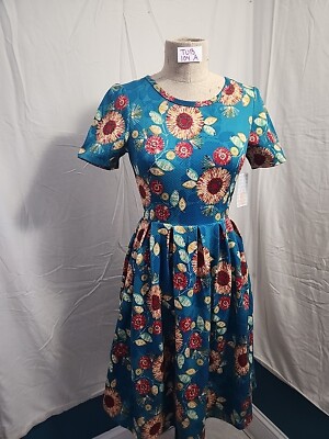 Robe Amelia Avec Poches LuLaRoe - Taille XS - Occasion Très Bon état
