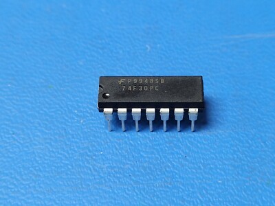 (5 PCS) 74F30PC FSC NAND Gate, F/FAST Series, 1-Func, 8-Input, TTL, PDIP14