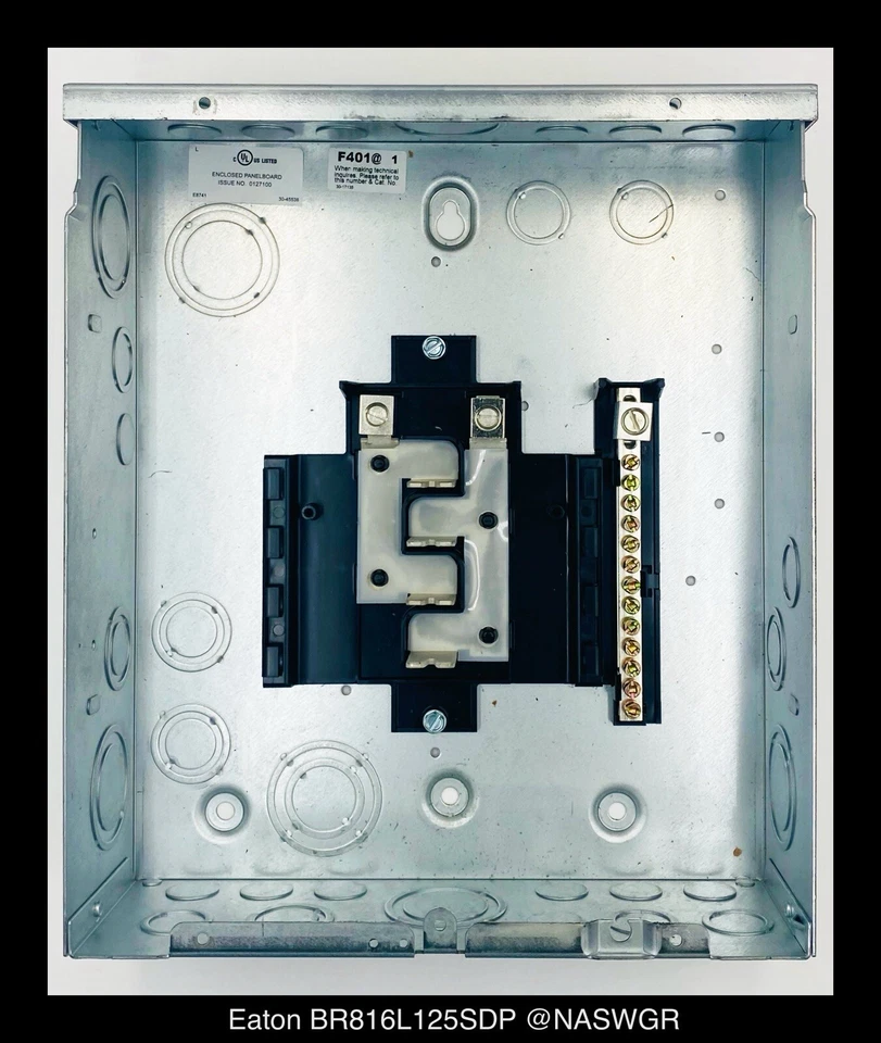 Eaton BR816L125SDP Main Lug Loadcenter - 125A/240V/N1 - Unused - Image 4 of 4