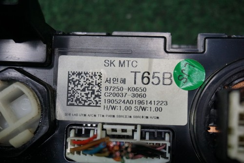2020 2021 KIA SOUL LX AC Control OEM 97250K0650 - Picture 8 of 8