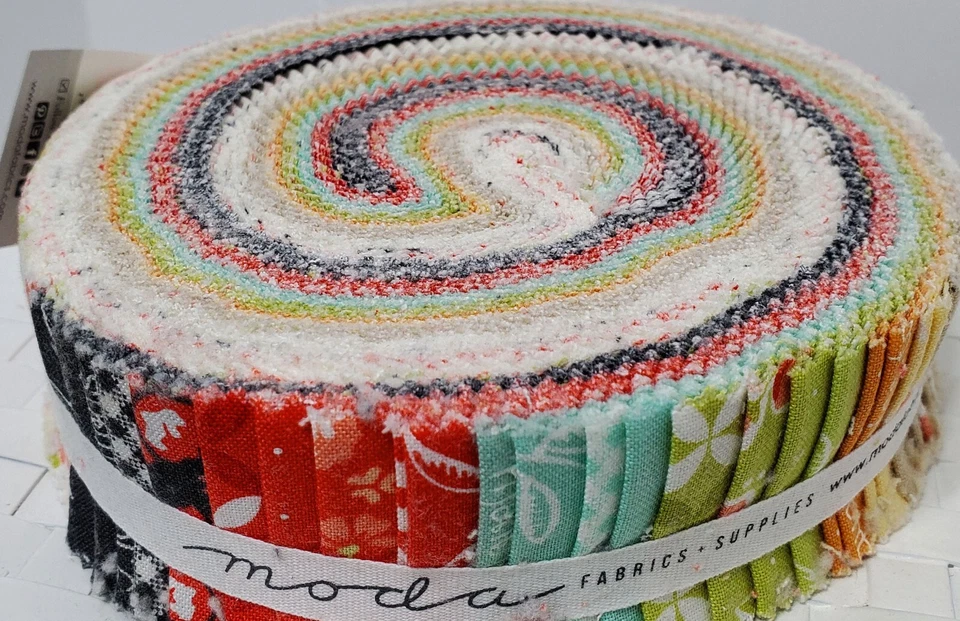 FRESH FIG FAVORITES HONEY BUN Moda QUILT Fabric florals honeybun Prairie 20410HB - Image 2 of 4