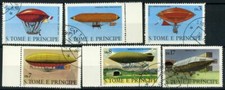 Saint Thomas et îles du Prince 1979 Mi. 626-631 Oblitéré 100% rabote Poste Aéri