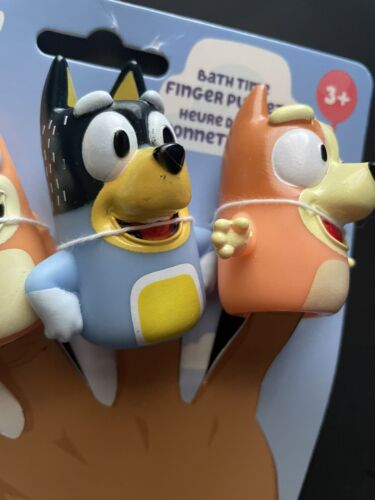 2023 "Bluey & Friends" TV Cartoon Show/5 Finger Puppets by BBC/LUDO Studios- New - Picture 4 of 9
