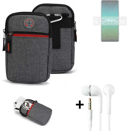 K-S-Trade Marsupio + Auricolari Compatibile Con Meizu 18 Tasca