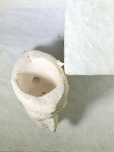 VINTAGE INDIAN HEAD EFFIGY WHITE CLAY TRADE PIPE PAMPLIN VIRGINIA FREE SHIPPING3 - Picture 15 of 18