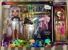 MGA Rainbow High Avery Styles Fashion Studio Doll Playset 300 Looks Damaged Box
