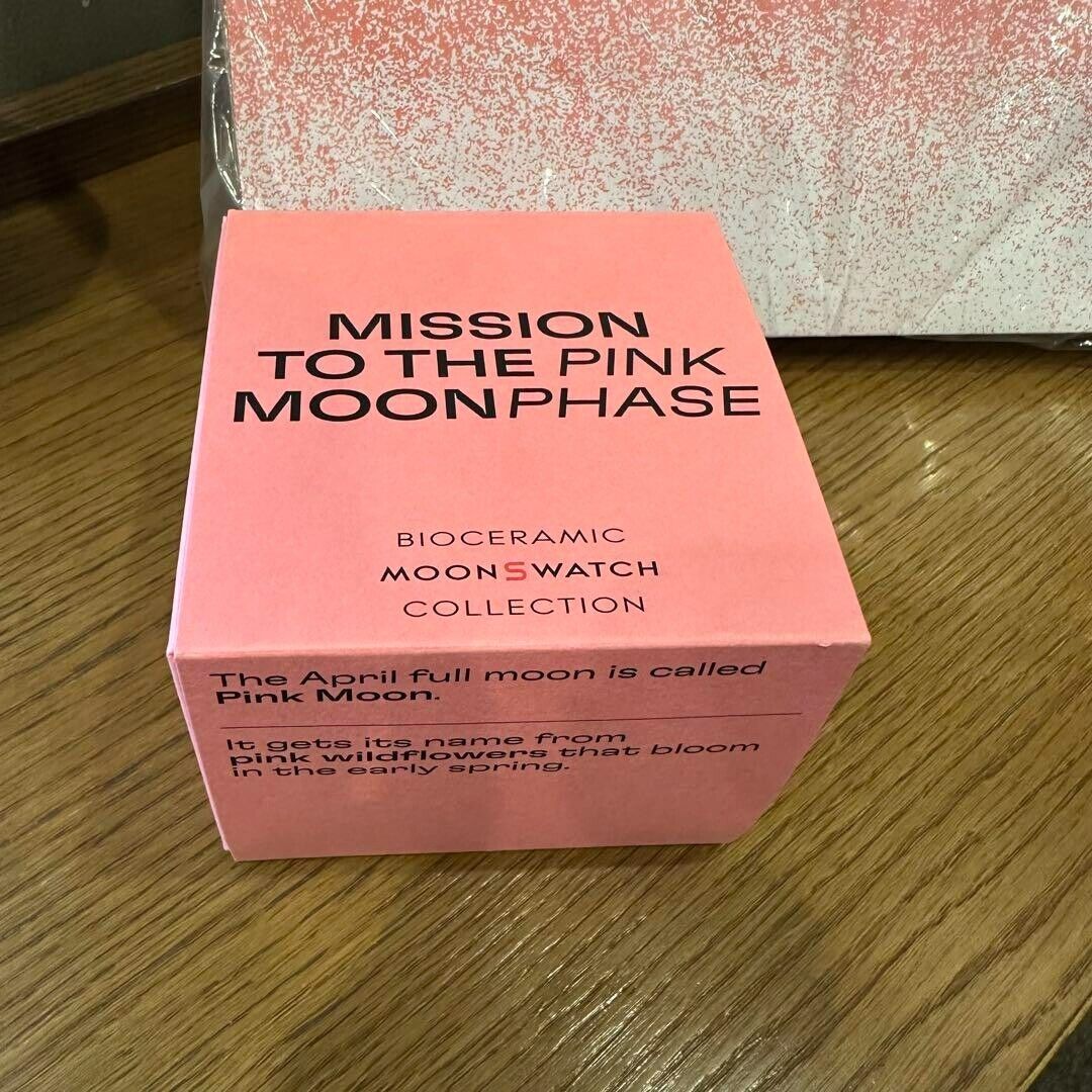 OMEGA x swatch Bioceramic MoonSwatch MISSION TO THE PINK OMEGA x swatch Bioceramic MoonSwatch MISSION TO THE PINK
