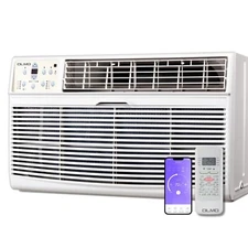 OLMO 12000 BTU 230V Through the Wall Air Conditioner Heating and Cooling - WiFi