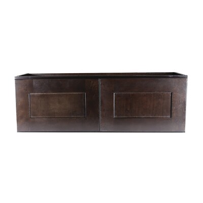 Brookings Bridge Wall Cabinet  in Espresso, 21-Inches H by 33-Inches W