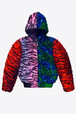 Kenzo x H&M SS16 Full Zip Fur Tiger Fleece Hooded Jacket | eBay