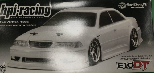 HPI Racing 1/10 RC T&E VERTEX RIDGE JZX100 TOYOTA MARK II Drift Car Kit E10DT