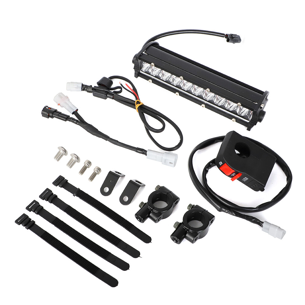 USB LED Headlight Bar Light Kit For Yamaha YZ450 YZ125 YZ250 WR450