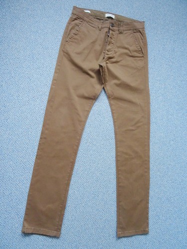 Jack & Jones - Herren Hose W30L34 Straight Baumwolle - Braun/Nougat