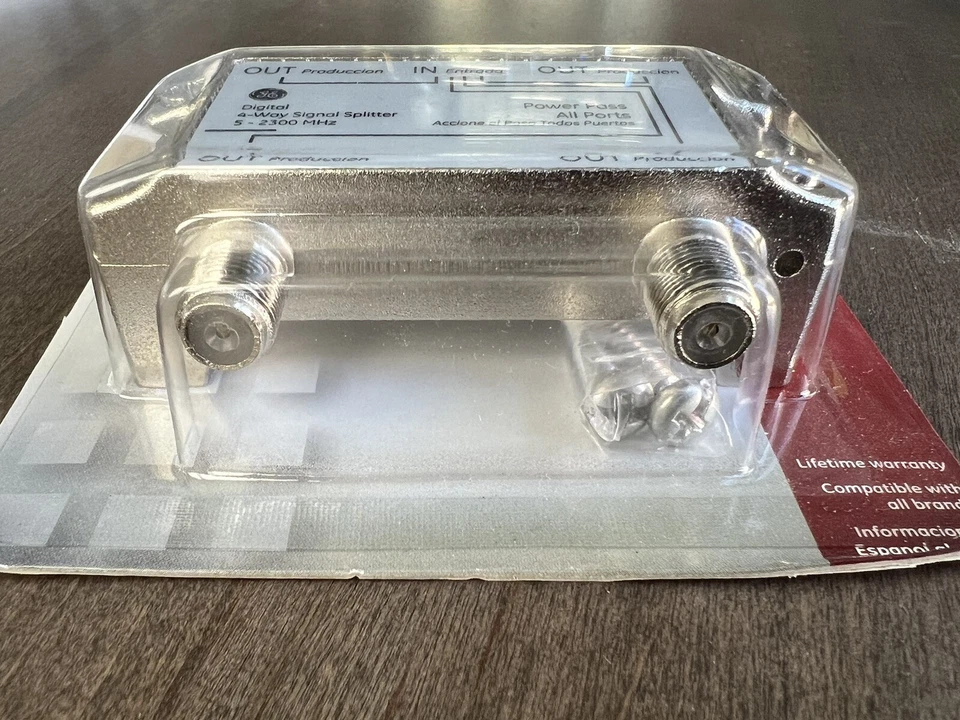 Digital 4-Way Splitter Unopened Factory Sealed Vintage GE Digital Video Splitter - Image 4 of 4