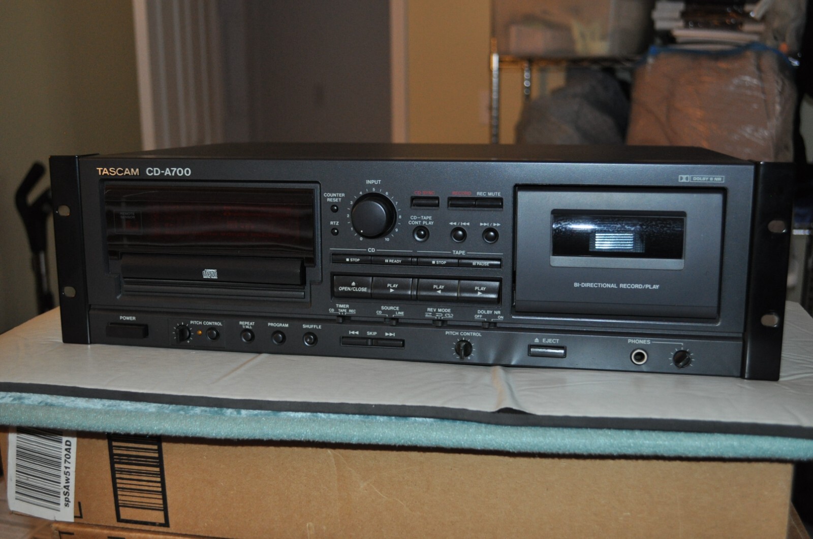 Tascam CDA700 Professional CD Cassette Combo Deck in good working condition eBay