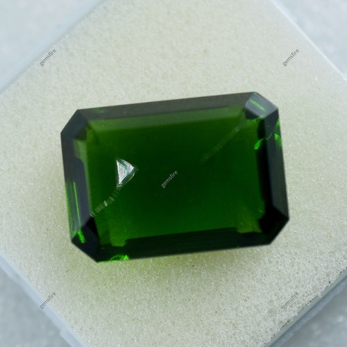 Pietra preziosa sfusa Beautifu verde taglio smeraldo 54,45 CT CERTIFICATA creata in laboratorio - Foto 6 di 6