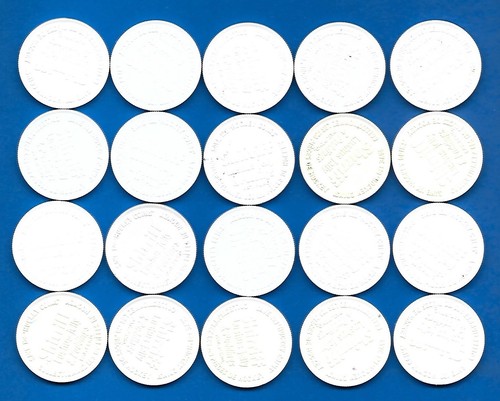 1960-61 SHIRRIFF SALADA NHL HOCKEY COIN 60-61 COINS 1-120 SEE LIST - Picture 121 of 241