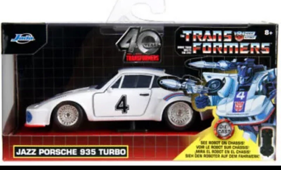 JADA 🔥 Transformers 🔥Jazz Porsche 935 Turbo ~ 1:32 Scale ~ Hollywood Rides