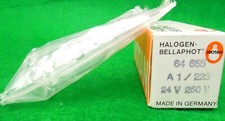 Halogen Balaphot  64-655.  x1 Lamp    A1-223, 24V 250 W.  ,