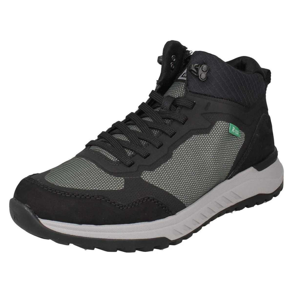 Rieker Stivali invernali da uomo 39442, stivali da uomo, impermeabili, riekerTEX, Grigio 45, 40 EU